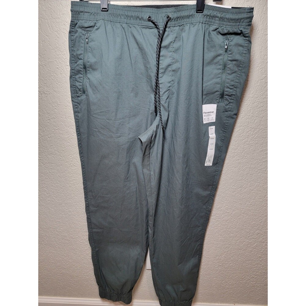 Sonoma Goods For Life Flexwear Jogger Pants Men’s Large Green Cotton Nylon NWT